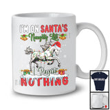 I'm On Santa's Naughty List I Regret Nothing, Lovely Christmas Santa Horse Animal, Farmer T-Shirt