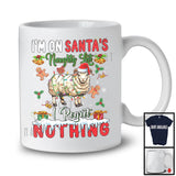 I'm On Santa's Naughty List I Regret Nothing, Lovely Christmas Santa Sheep Animal, Farmer T-Shirt