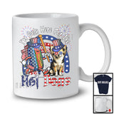 I'm Only Here For The Hot Dogs, Lovely 4th Of July American Flag Chihuahua Owner, Patriotic T-Shirt