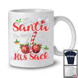 I'm Ready To Empty His Sack; Sarcastic Christmas Candy Cane Ornaments; Snowing Family T-Shirt