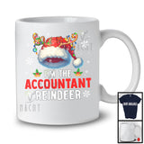 I'm The Accountant Reindeer; Amazing Christmas Santa Reindeer Snow; Proud Careers Jobs T-Shirt