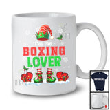 I'm The Boxing Lover; Awesome Christmas Elf Costume Snowing; Sport Playing Player Team T-Shirt