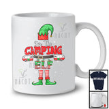 I'm The Camping Elf; Joyful Christmas Elf Costume Snowing; Matching X-mas Camping Group T-Shirt