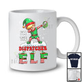 I'm The Dispatcher ELF; Wonderful Christmas Dabbing ELF Snowing Around; Family Group T-Shirt