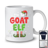 I'm The Goat Elf; Lovely Christmas Snowing ELF Costume; Animal X-mas Family Group T-Shirt