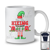 I'm The Hiking Elf; Joyful Christmas Elf Costume Snowing; Matching X-mas Hiking Group T-Shirt