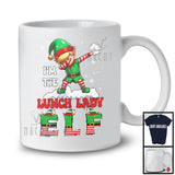 I'm The Lunch Lady ELF; Wonderful Christmas Dabbing ELF Snowing Around; Family Group T-Shirt