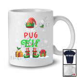 I'm The Pug Elf; Awesome Christmas ELF Costume Snowing Around; X-mas Family T-Shirt