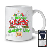 I'm The Reason Santa Has Naughty List; Sarcastic Christmas Tree Santa; Snowing Family Group T-Shirt