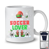 I'm The Soccer Lover; Awesome Christmas Elf Costume Snowing; Sport Playing Player Team T-Shirt