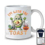 I'm With The Toast; Humorous Halloween Costume Avocado Mummy; Vegan Couple Family Group T-Shirt