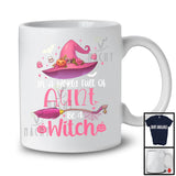 In A World Full Of Aunt Be A Witch; Sarcastic Halloween Witch Hat Broom; Family Group T-Shirt