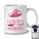 In A World Full Of Grandma Be A Witch; Sarcastic Halloween Witch Hat Broom; Family Group T-Shirt