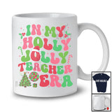 In My Holly Jolly Teacher Era; Fantastic Christmas Groovy Santa; Jobs Family Group T-Shirt