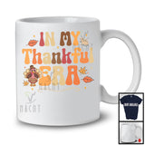 In My Thankful Era; Lovely Thanksgiving Turkey Saying; Fall Autumn Leaves Family Group T-Shirt