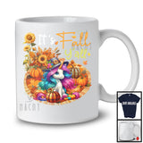 It's Fall Y'all; Wonderful Thanksgiving Fall Pumpkin Unicorn Sunflowers; Family Group T-Shirt