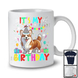 It's My Birthday; Adorable Birthday Party Celebration Corgi Owner Lover; Family Group T-Shirt