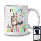 It's My Birthday; Adorable Birthday Party Celebration Munchkin Cat Owner Lover; Family T-Shirt