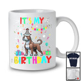 It's My Birthday; Adorable Birthday Party Celebration Pit Bull Owner Lover; Family Group T-Shirt