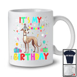 It's My Birthday; Adorable Birthday Party Celebration Whippet Owner Lover; Family Group T-Shirt