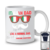 Italian Dad Definition Much Cooler, Amazing Father's Day Dad Proud Sunglasses, Family Group T-Shirt