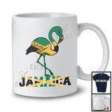 Jamaica; Adorable Flamingo Lover Jamaican Boys; Matching Proud Family Group T-Shirt