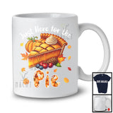 Just Here For The Pie; Amazing Thanksgiving Fall Leaves Pumpkin Pie Lover; Family Group T-Shirt