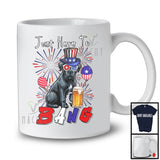 Just Here To Bang, Adorable 4th Of July Cane Corso Drinking Beer, Drunker Patriotic Group T-Shirt