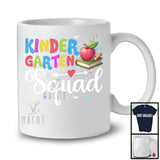 Kindergarten Squad, Colorful Back To School Things Teacher Student, Matching Team Group T-Shirt