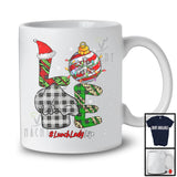 LOVE Lunch Lady; Fantastic Christmas Leopard Plaid Ornaments; Proud Jobs Careers Group T-Shirt