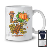 LOVE Postal Worker; Fantastic Thanksgiving Leopard Plaid Pumpkin; Proud Jobs Careers Group T-Shirt