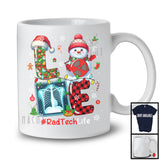 LOVE Rad Tech Life; Merry Christmas Snowman Matching Plaid Radiology; Proud Jobs Careers T-Shirt