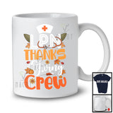 LPN Thanksgiving Crew; Adorable Fall Autumn Leaf Nurse Group; Jobs Careers Proud T-Shirt