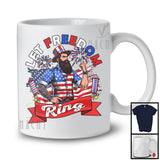 Let Freedom Ring, Amazing 4th Of July American Flag Fireworks, Patriotic Family Group T-Shirt