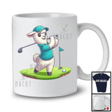 Llama Playing Golf; Lovely Golf Llama Player Playing Lover; Matching Sport Team T-Shirt