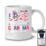 Love Being Called Grandma, Lovely 4th Of July Mother's Day American Flag, Patriotic Family T-Shirt