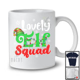 Lovely Elf Squad; Merry Christmas Lights Snowing ELF Lover; X-mas Family Group T-Shirt