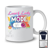 Lunch Lady Mode Off, Colorful Summer Vacation Matching Lunch Lady Group, Travel Family Trip T-Shirt