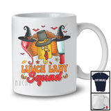 Lunch Lady Squad; Awesome Thanksgiving Halloween Witch Lunch Lady Tools; Family Group T-Shirt