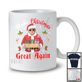 Make Christmas Great Again; Humorous X-mas Santa Trump President; America Patriotic Group T-Shirt