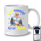 Make Hanukkah Great Again; Humorous Hanukkah Menorah Trump President; Patriotic Group T-Shirt