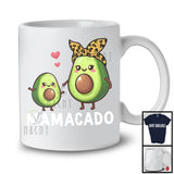 Mamacado, adorable léopard amoureux de l'avocat pour la fête des mères, T-shirt Vegan Mama Family Group