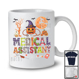 Medical Assistant; Creepy Halloween Pumpkin Zombie; Medical Assistant Nurse Group T-Shirt