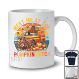 Meet Me At The Pumpkin Patch; Amazing Thanksgiving Turkey On Pickup Truck; Vintage Retro T-Shirt