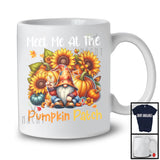 Meet Me At The Pumpkin Patch; Lovely Thanksgiving Gnome Pumpkins Sunflowers; Family Group T-Shirt