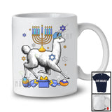 Menorah On Llama; Humorous Hanukkah Llama Animal Lover; Matching Family Group T-Shirt