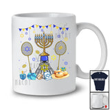 Menorah With Badminton Racket; Wonderful Hanukkah Family Badminton Player Playing; Sport Team T-Shirt