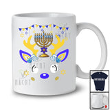 Menorah With Reindeer Face; Wonderful Hanukkah Family Menorah Reindeer; Family Group T-Shirt