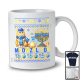 Meowzel Tov; Lovely Hanukkah Sweater Cat Menorah Dreidel Lover; Chanukah Family Group T-Shirt