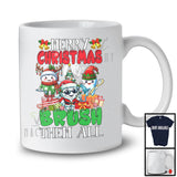 Merry Christmas Brush Them All; Lovely X-mas Three Teeth Tooth; Snow Dental Dentist Group T-Shirt